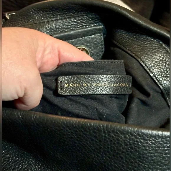 Marc by Marc Jacobs Black Leather Bag (Gently Used) - Picture 3 of 5